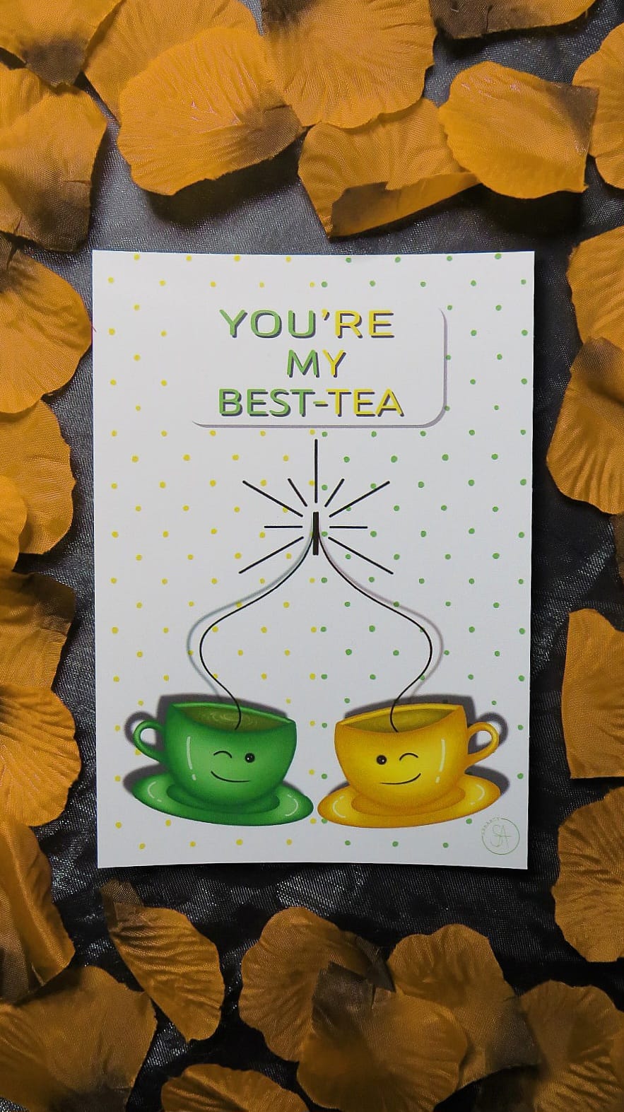 Love/friendship card tea